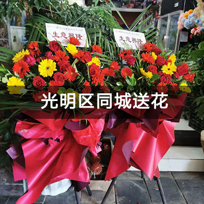 光明区光明大第附近的花店，老牌花店，免费配送